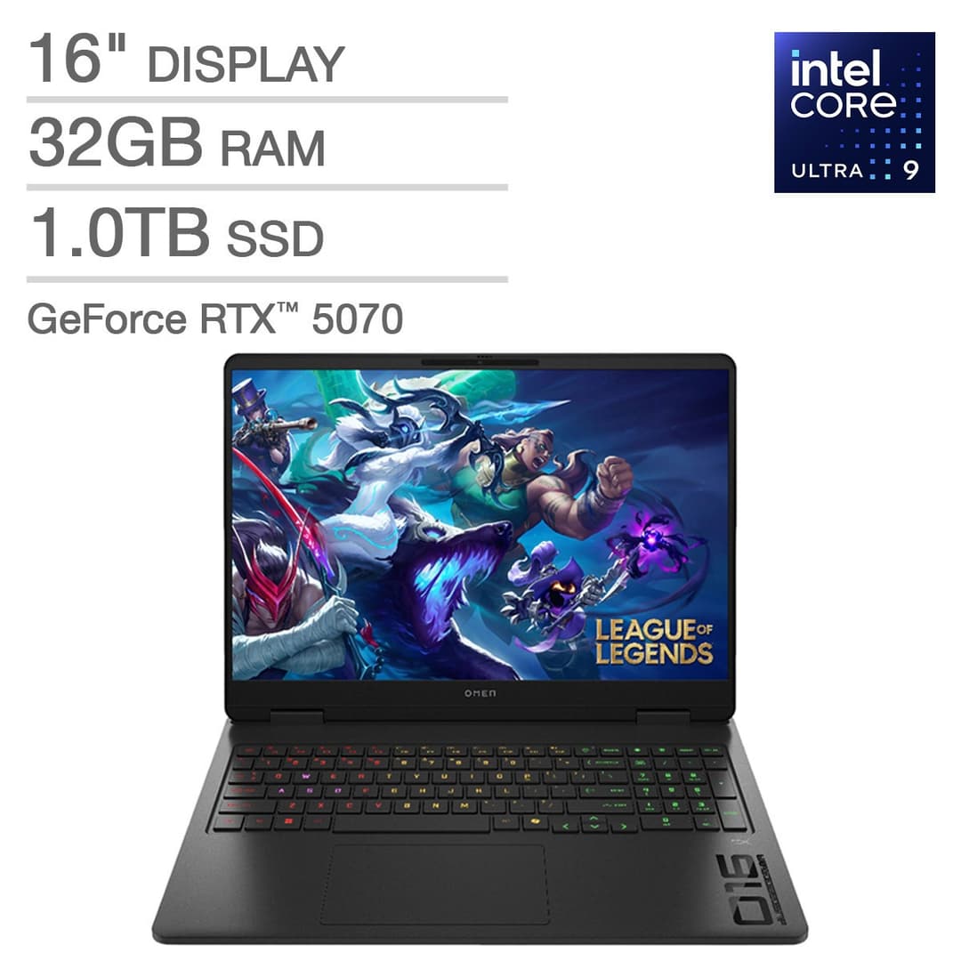 لپ‌ تاپ گیمینگ HP OMEN 16 اینچ