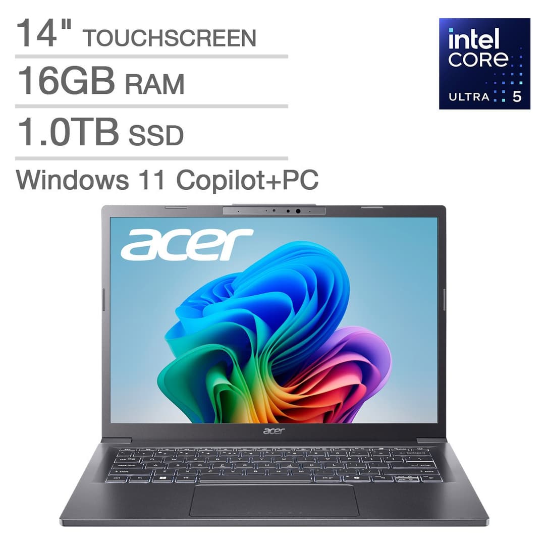 لپ‌تاپ Acer Aspire 14 اینچ – AI Copilot+ PC
